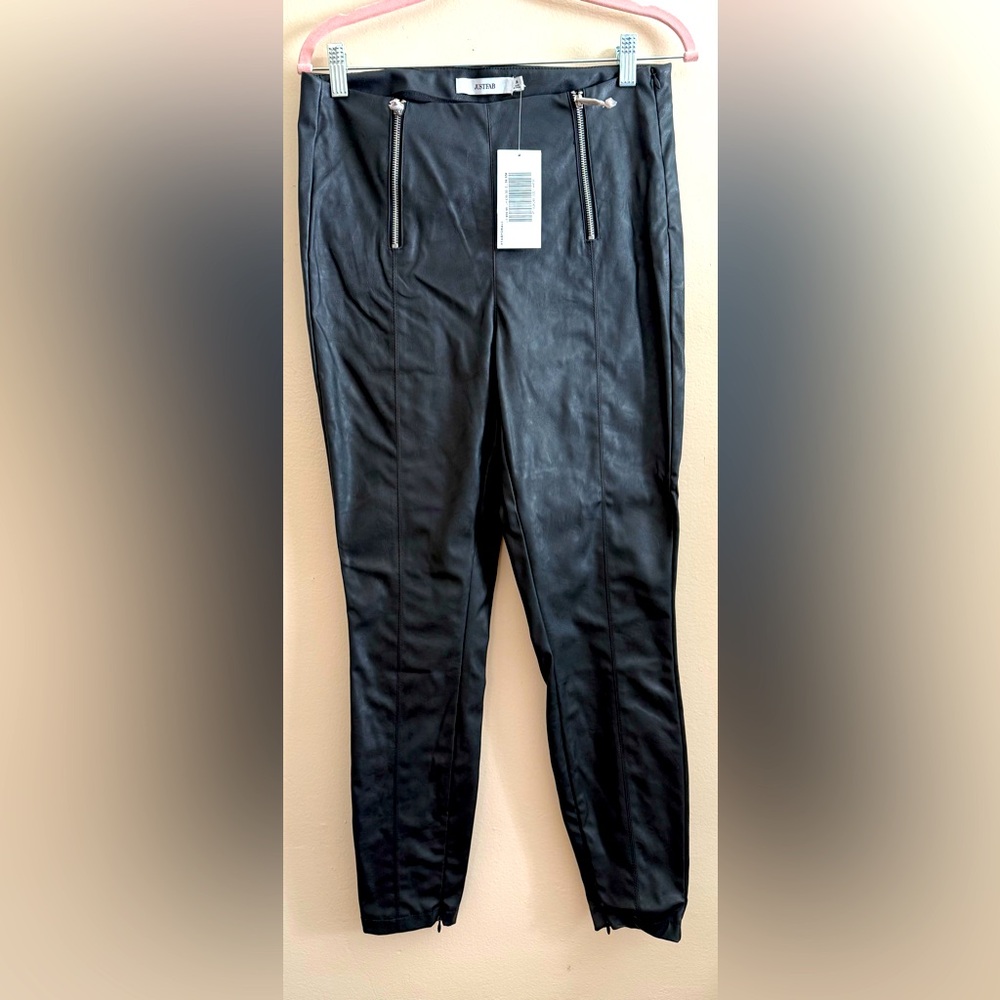 Justfab women new with tags pleather pants